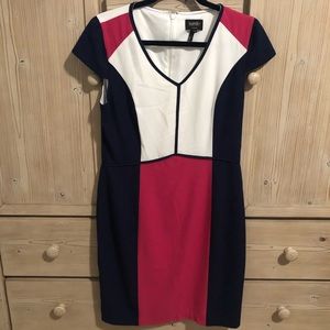 Laundry by Shelli Segal Color Block Dress sz 10